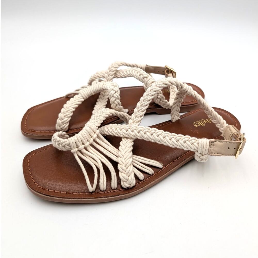 Seychelles Sundown Socialite Strappy Sandals Women's Beige Size US7 EU38